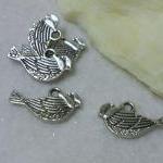 Antique Silver Bird Pendan..