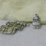 Antique Silver Owl Charms ..