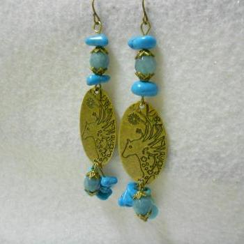 Horse Earrings, Cowgirl Earrings